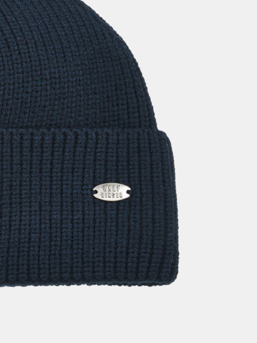 АУГЧ090400 Шапка мужская Ralf Ringer50%ви искоз,10%кашемир,40%нейлон,син