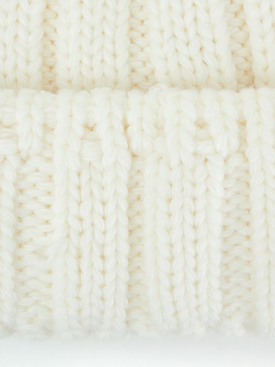 АУГЧ098400_Н Шапка женская Ralf Ringer, 50% шерсть,50%акрил,белая