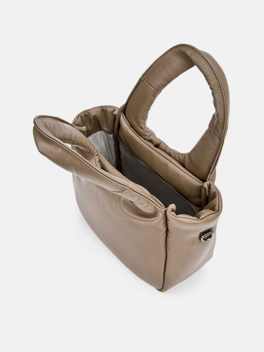 Сумка женская, бежевая, 18*8*16