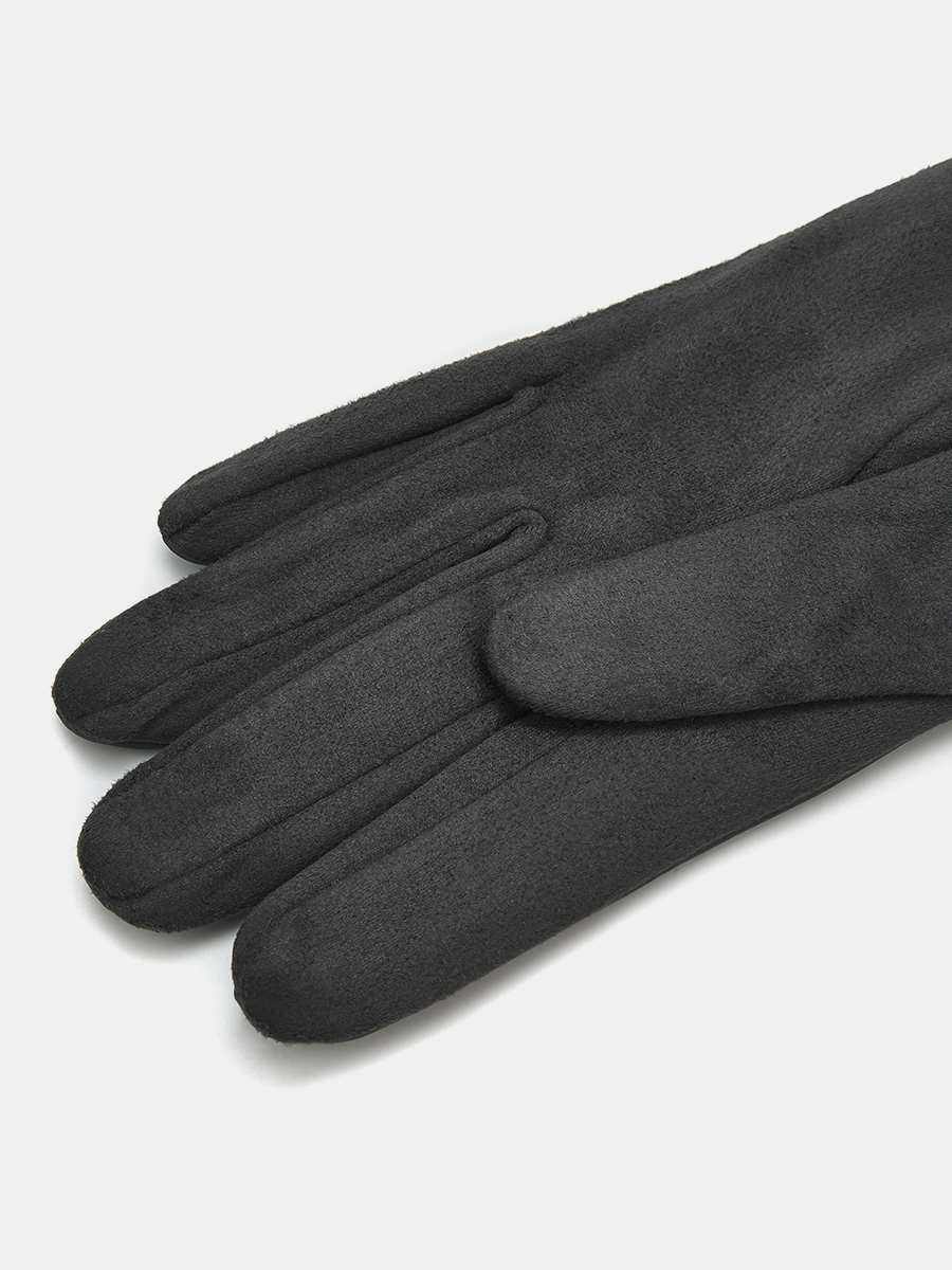 АУГП109100_Н Перчатки женские Ralf Ringer, 100%полиэстер,один размер,сер