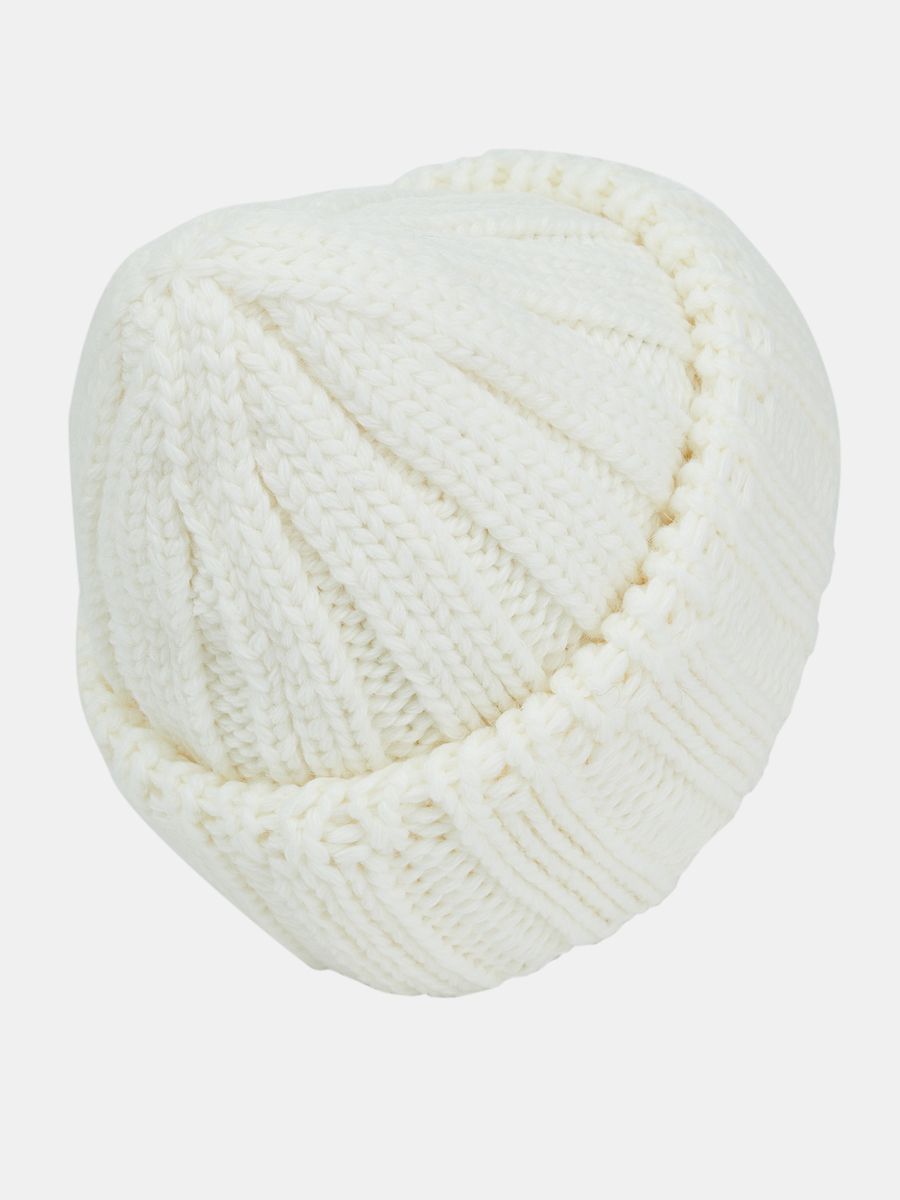 АУГЧ098400 Шапка женская Ralf Ringer, 50% шерсть,50%акрил,белая