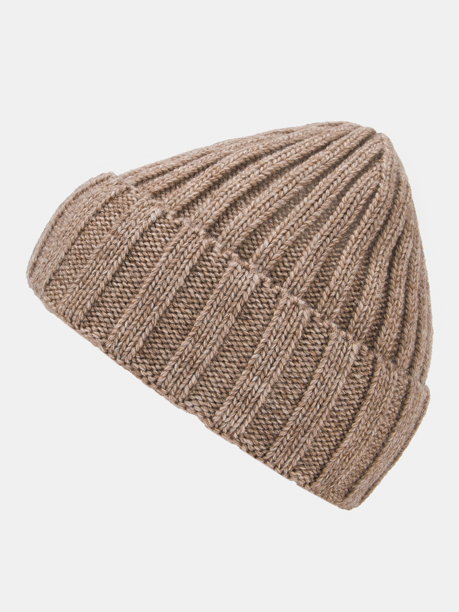 АУГЧ096400_Н Шапка мужская Ralf Ringer,50% шерсть,50%акрил,бежевая