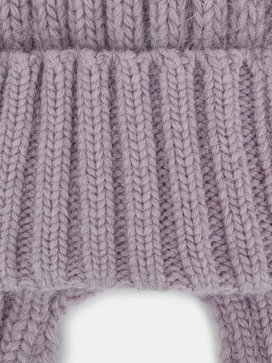 АУГЧ097400_Н Шапка женская Ralf Ringer,60% ангора,40%полиамид,лиловая