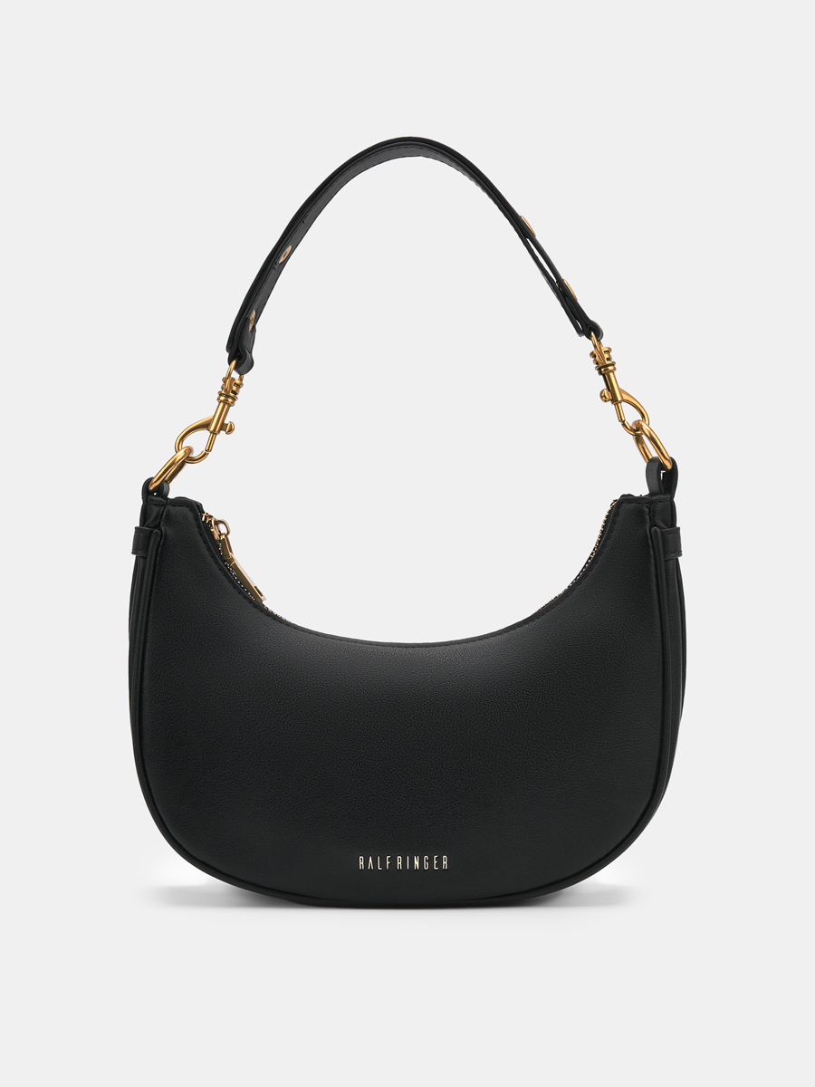 Сумка женская, черная, 25x7x13