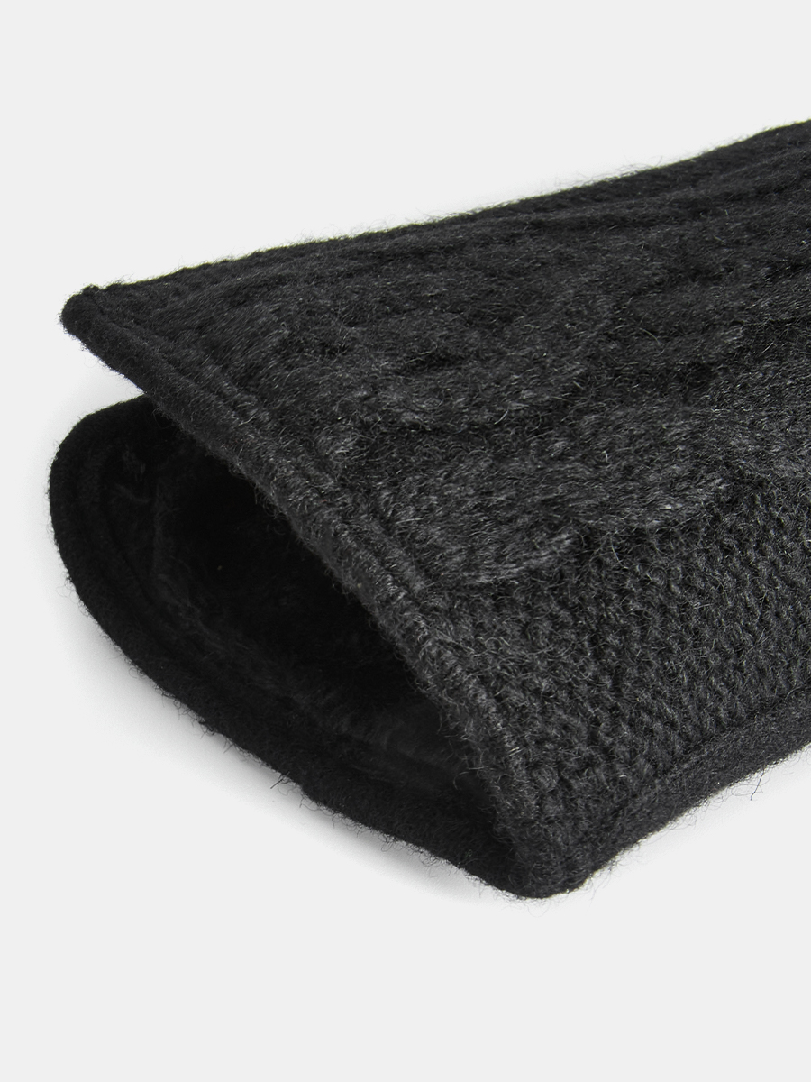 RM18-1_Н Перчатки женские Ralf Ringer90 %шерсть10%эластан,б/р,черные