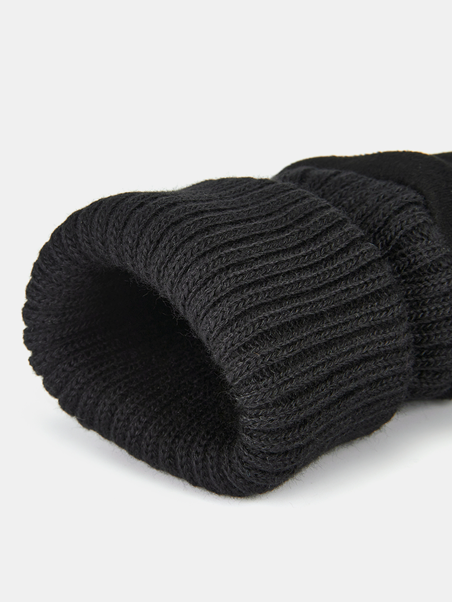 RH55-1_Н Перчатки женские 90%полиэстер, 10%эластан черные