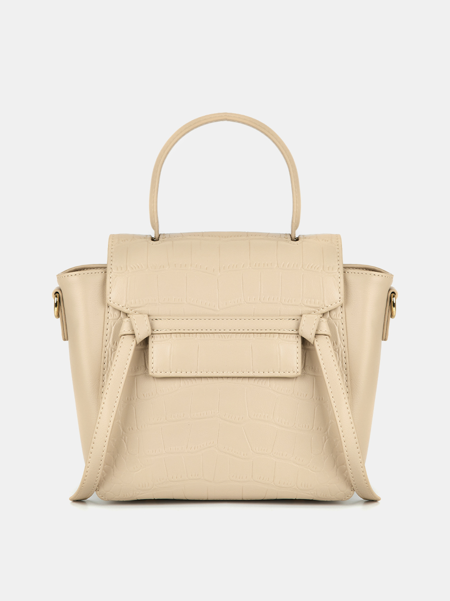 R38200/31 Сумка женская, иск.кожа, 270*100*180,бежевая