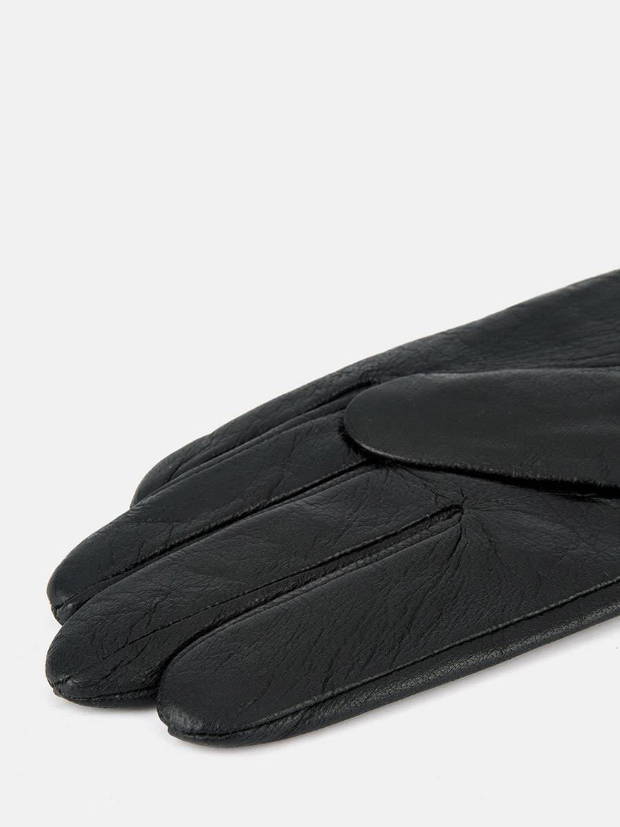 141322P-13890-01-7_Н Перчатки женские Ralf Ringer,н атур.кожа,полиэстер,р.7,черные