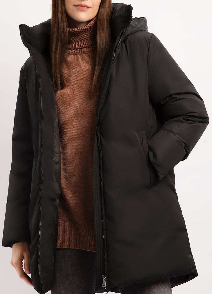B0022501-XXL Пуховик женский ,BAON, р.XXL (52)черный