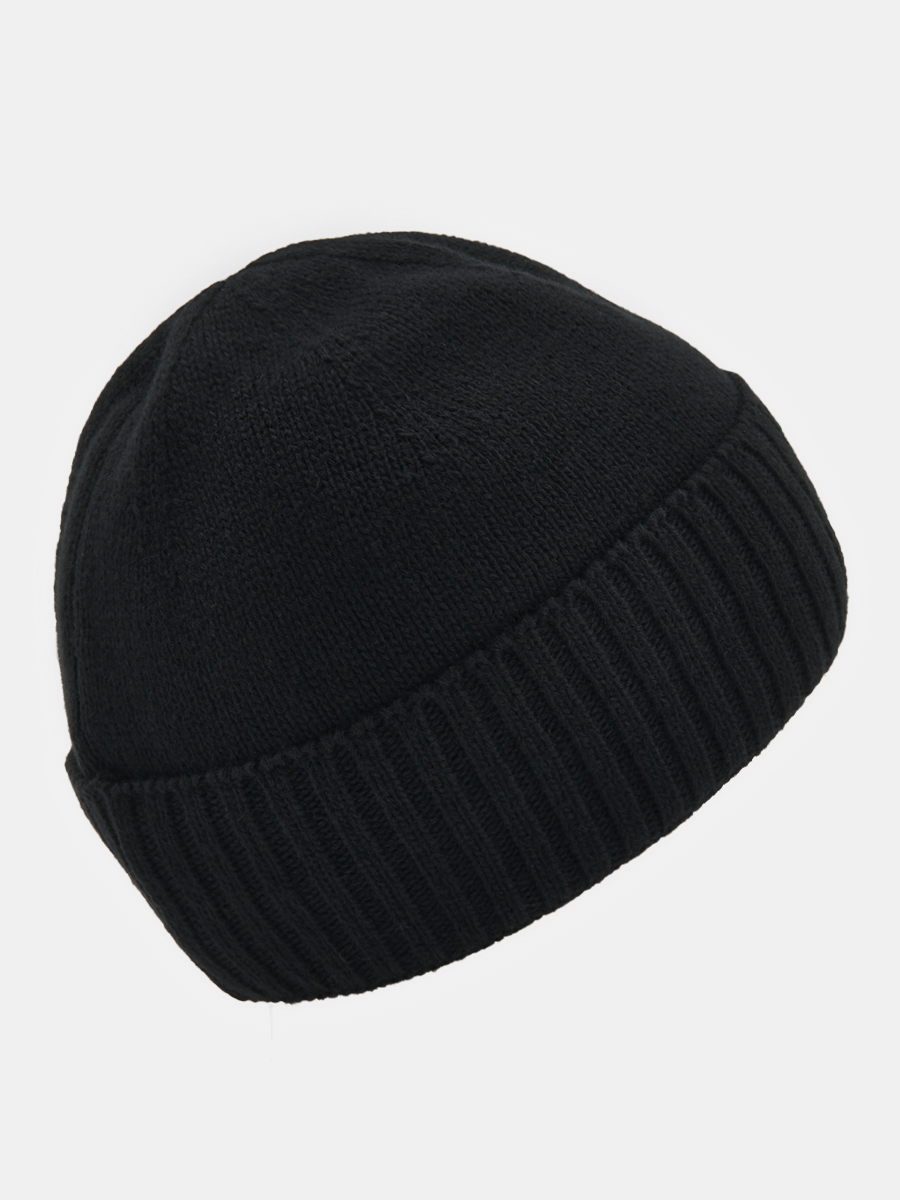 АУГЧ090900 Шапка мужская Ralf Ringer 50% шерсть,50%акрил,черная