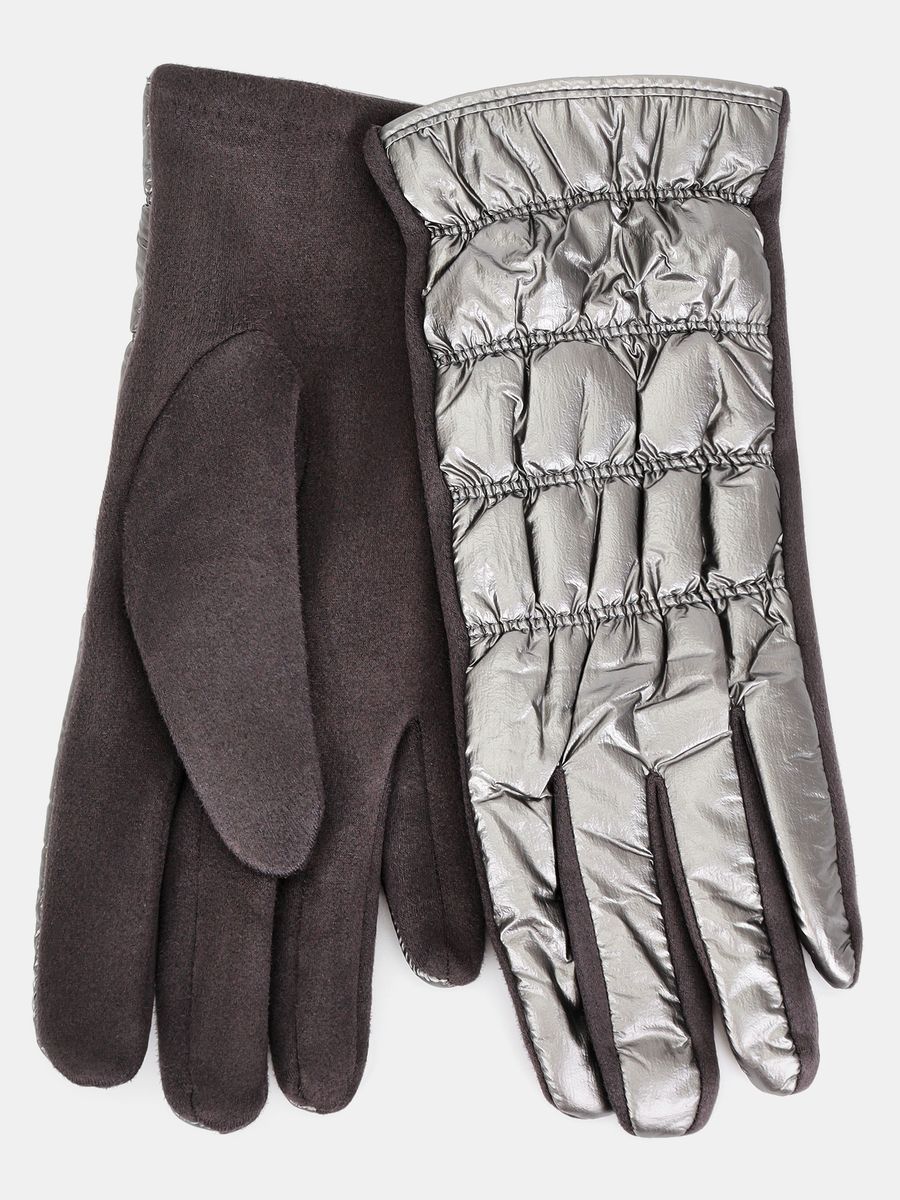 142322P-13803-08_Н Перчатки женские,100%полиэстер ,серые