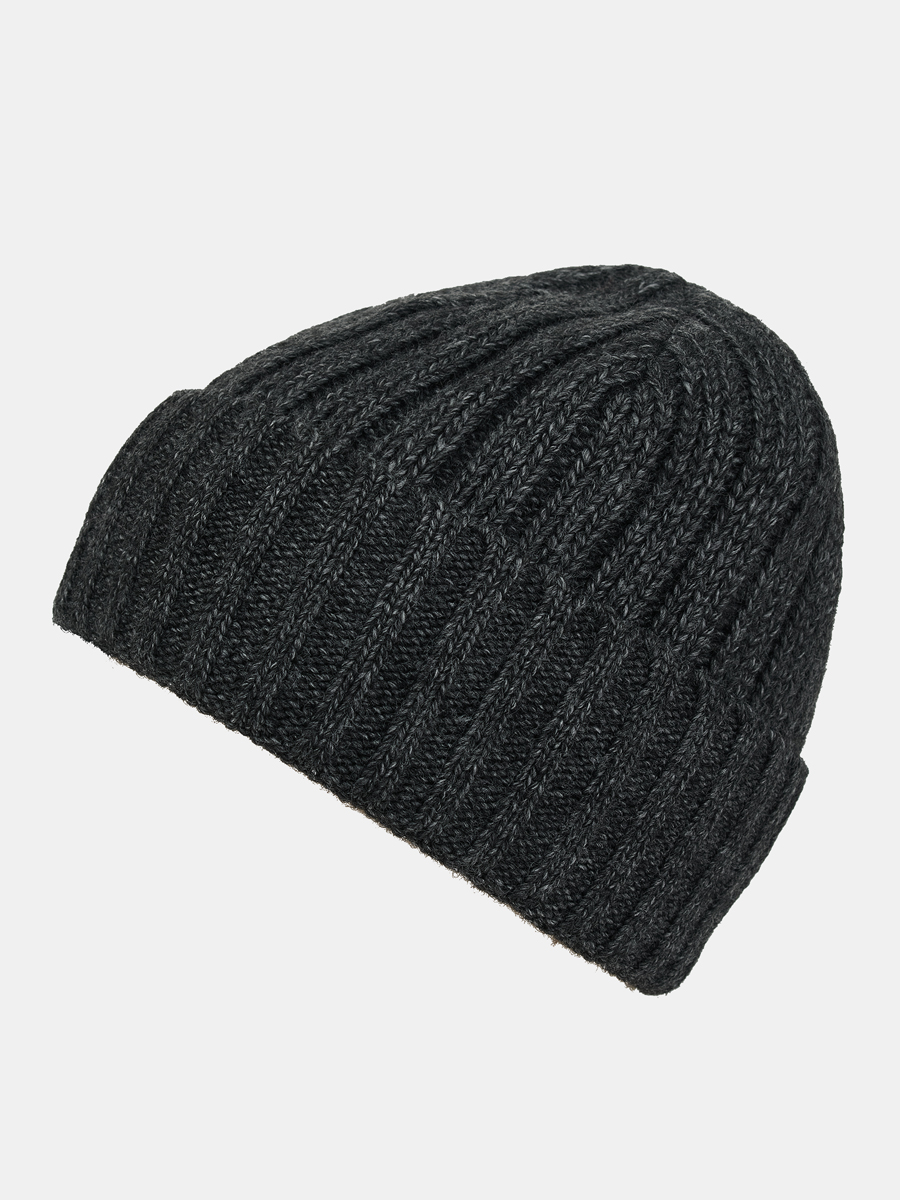 АУГЧ096600 Шапка мужская Ralf Ringer 50% шерсть,50%акрил,серая