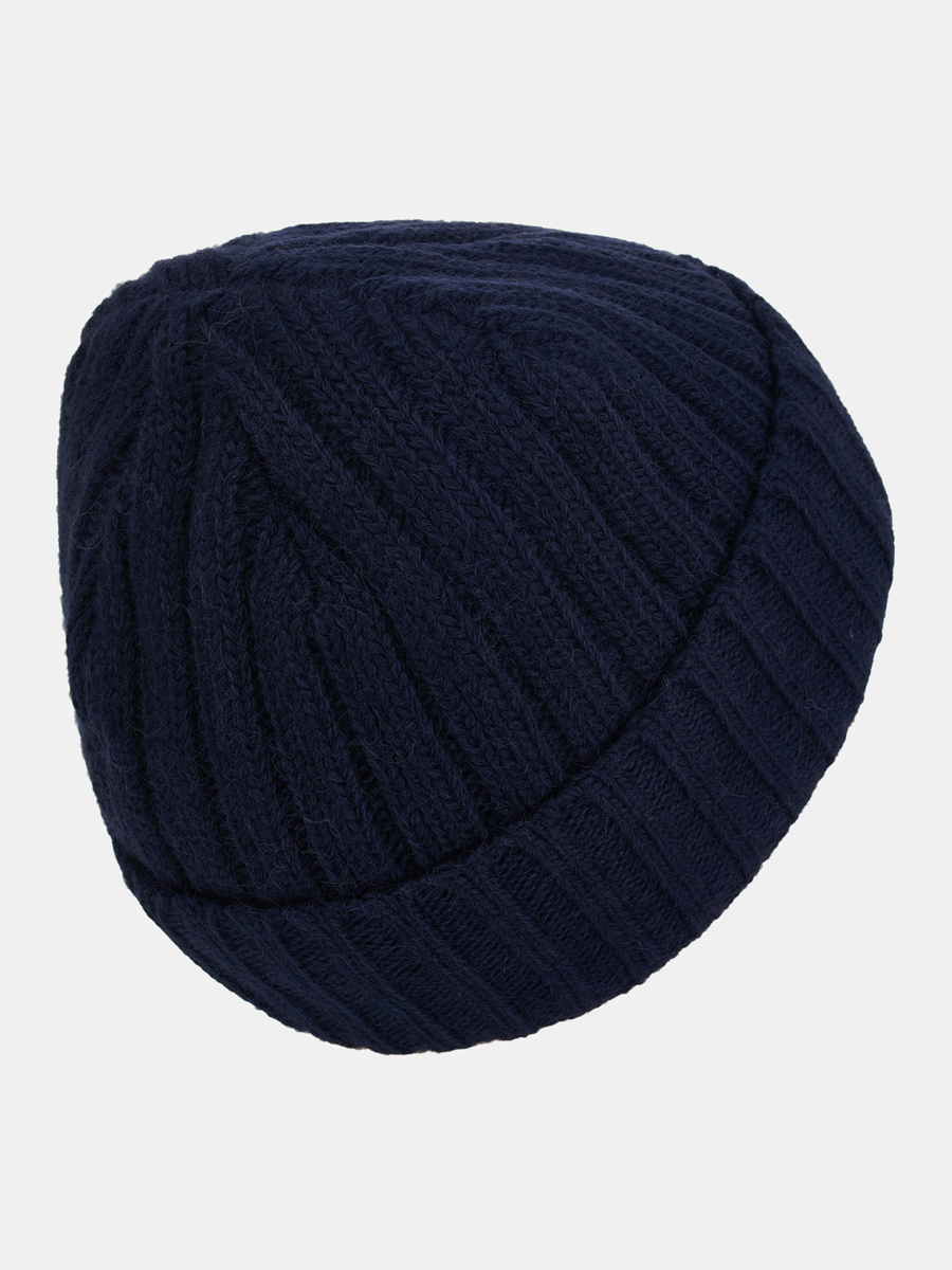 АУГЧ096500 Шапка мужская Ralf Ringer 50% шерсть,50%акрил,синяя