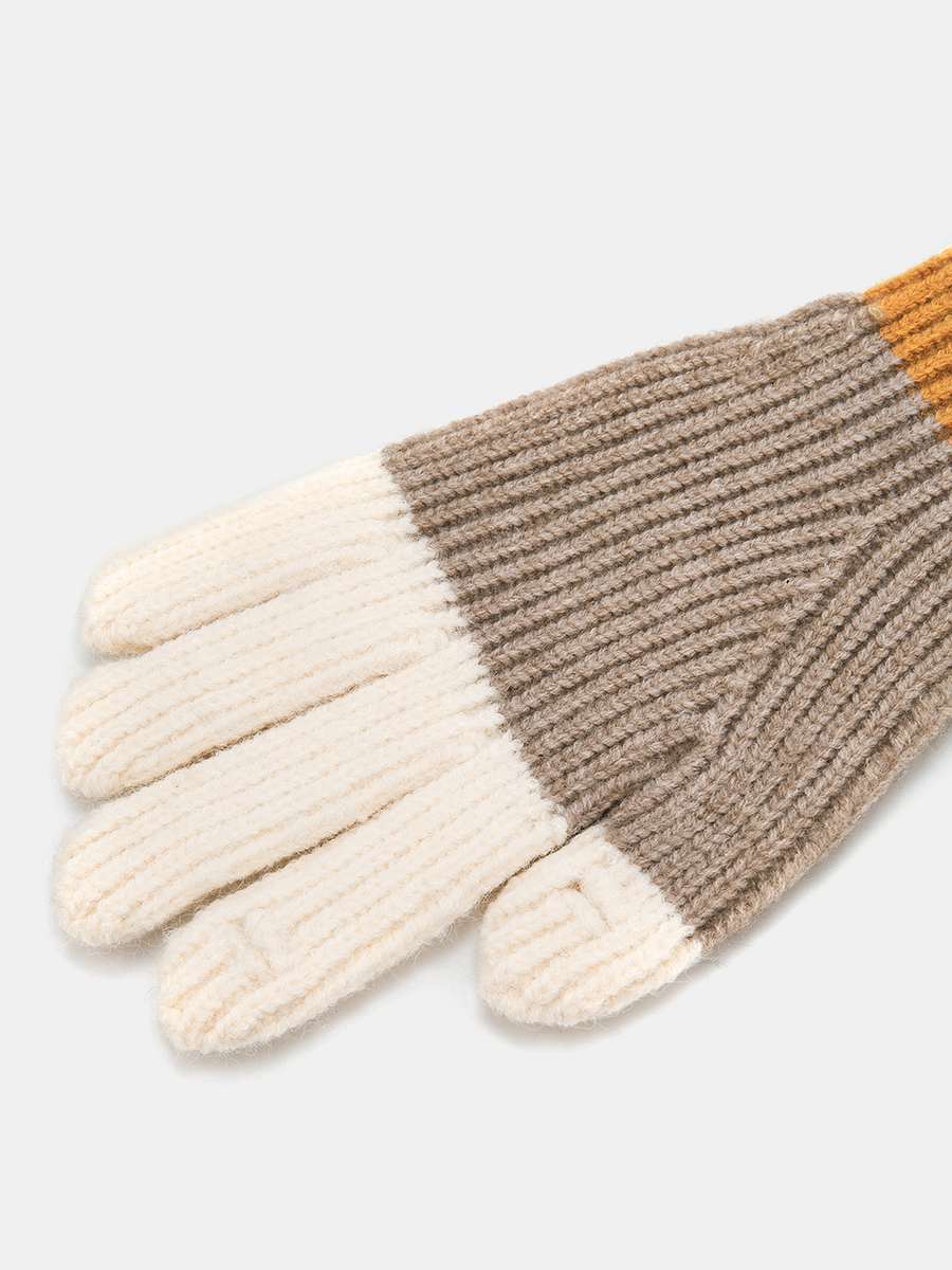 АУГП110600_Н Перчатки жен.Ralf Ringer,80%ше рсть,20%нейлон,1 размер,желтые