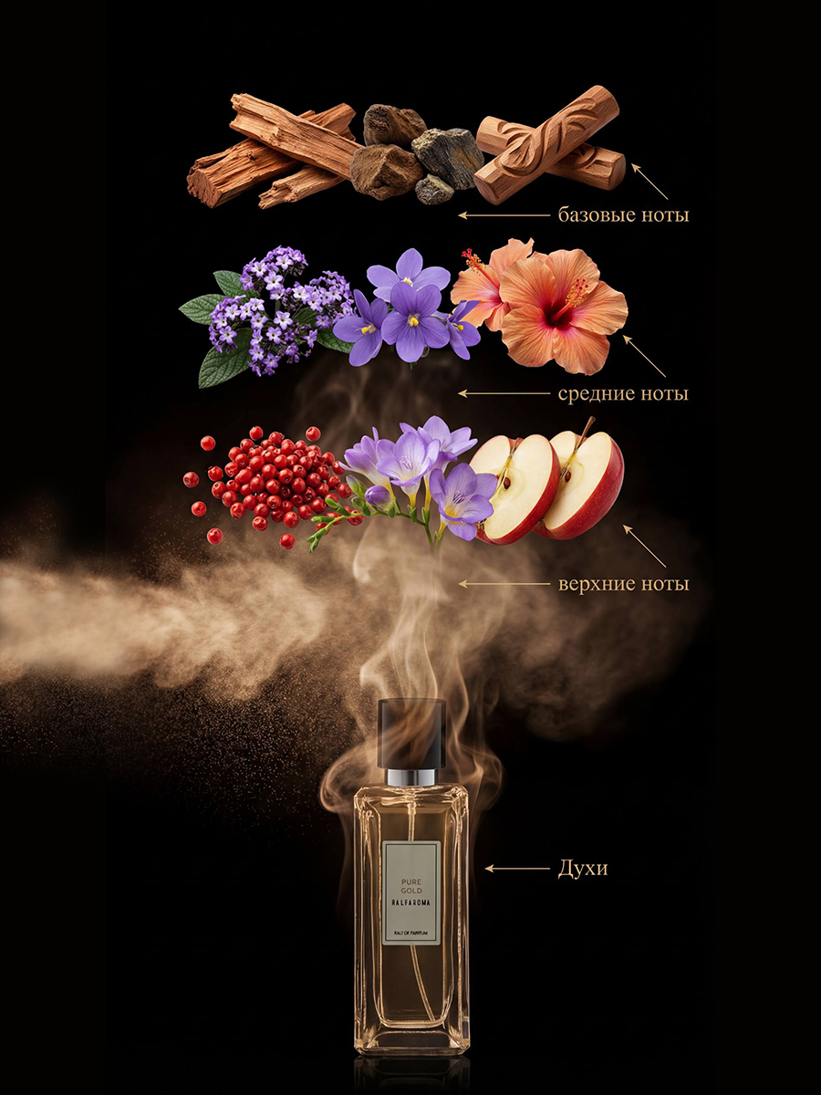 Парфюмерная вода для женщин «Pure Gold», 85мл