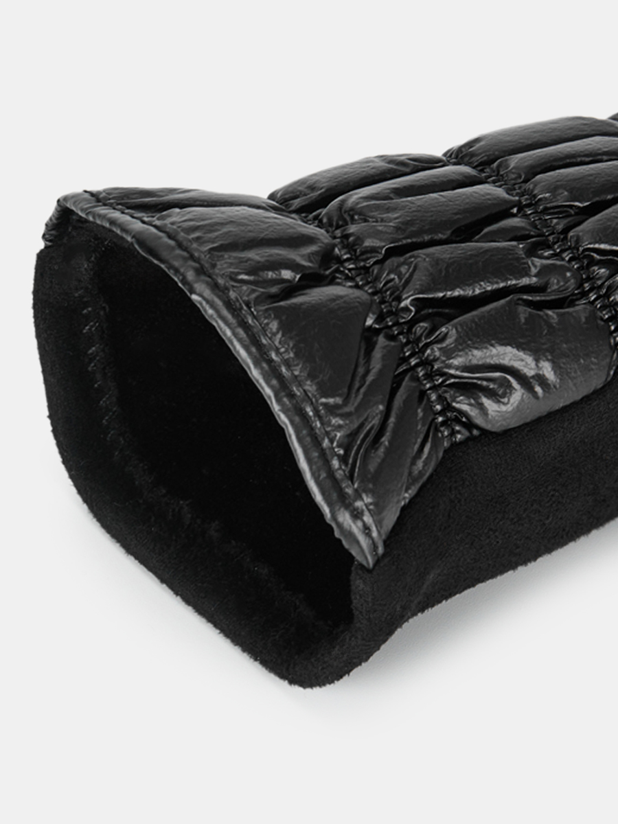 142322P-13803-01_Н Перчатки женск.Ralf Ringer, 100%полиэстер,б/р.черные