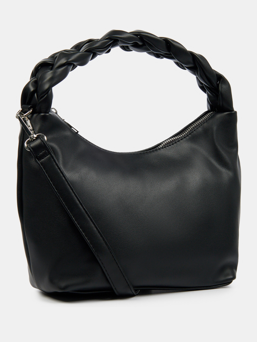 Сумка женская, черная, 24*10*19,5