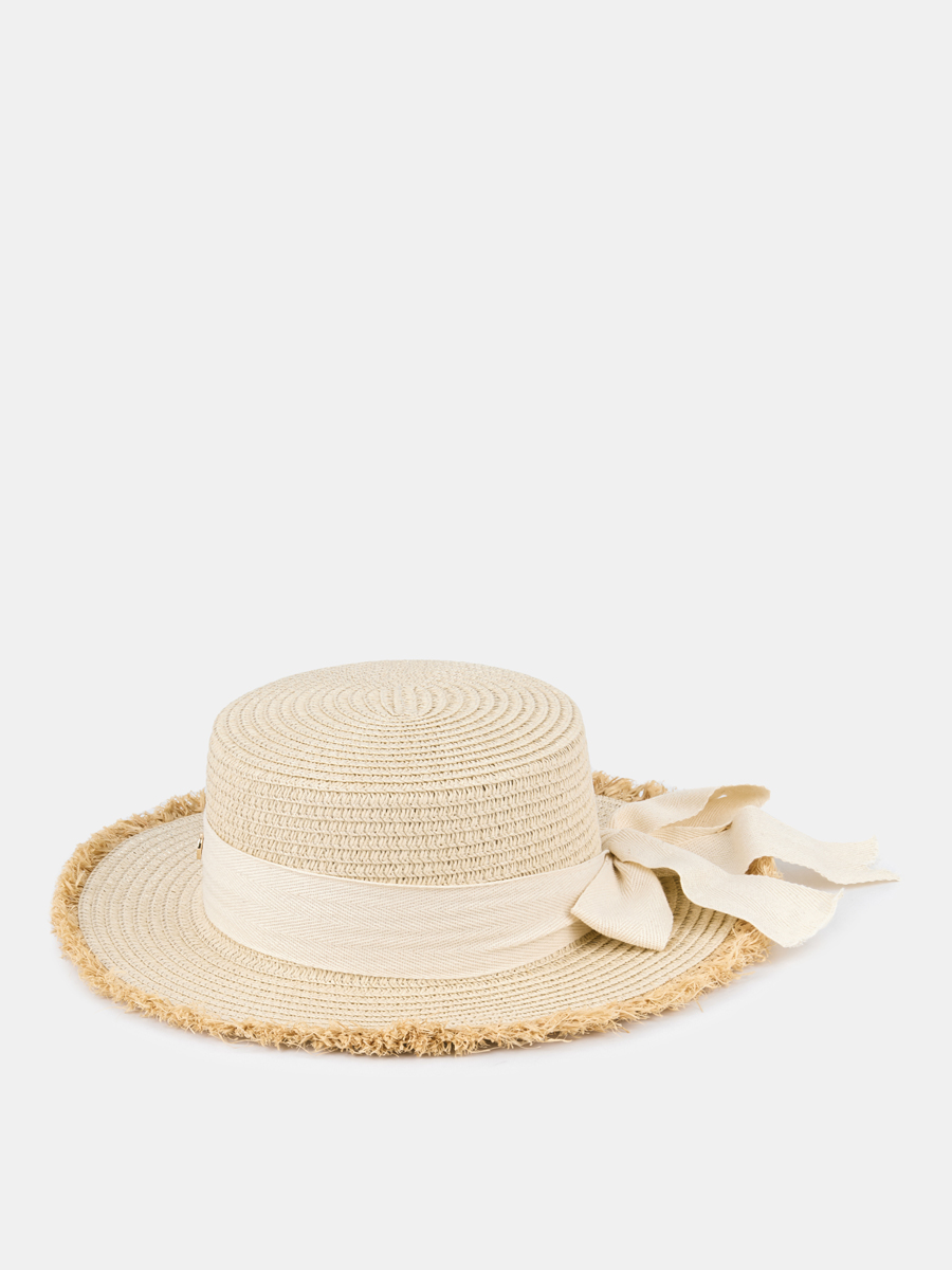 210313P-22030-12_Н Шляпа женская Ralf Ringer, 100%бумага,бежевая