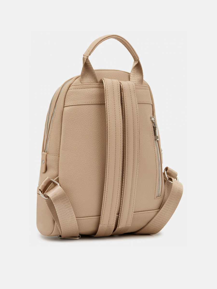 Рюкзак женский, бежевый, 24*28*10