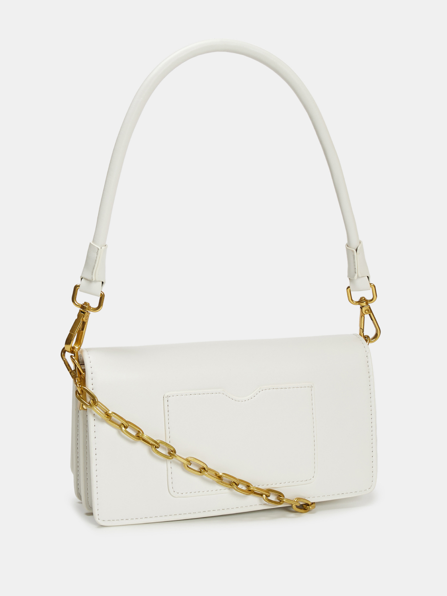 R18367/30 Сумка женская,искуств.кожа,Bag gini, 23*13*6 белая