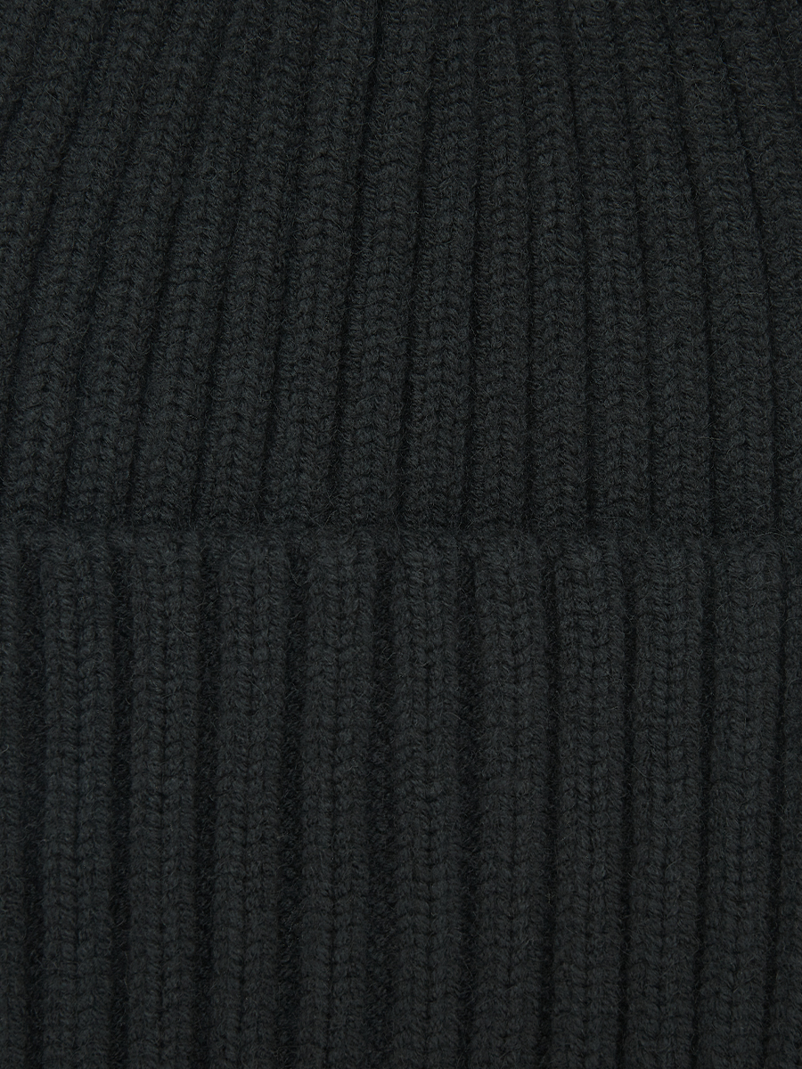 АУГЧ092300 Шапка женск.Ralf Ringer 50% шерсть,50%акрил,черная