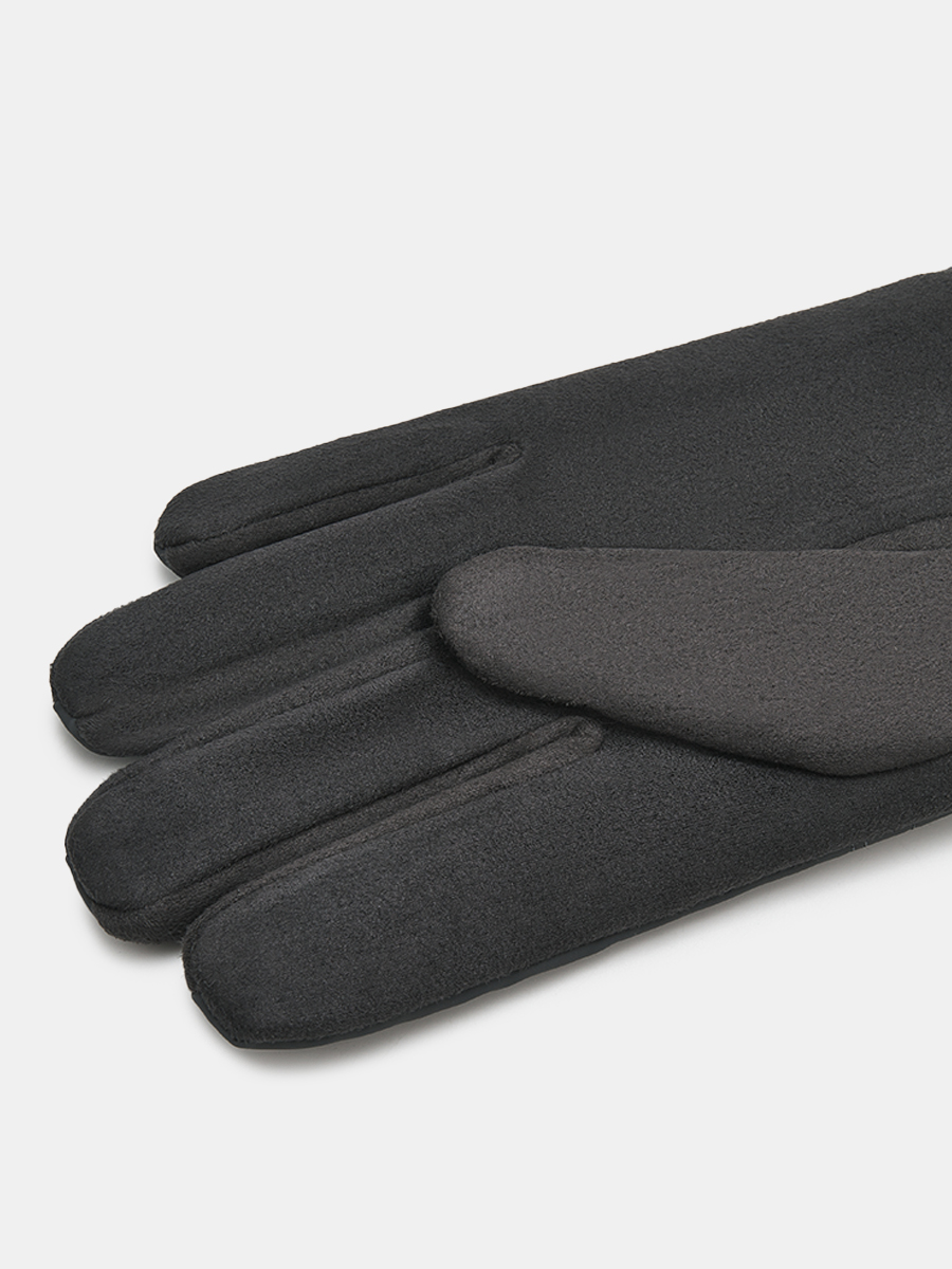 АУГП113000_Н Перчатки мужские Ralf Ringer, 100%полиэстер,один размер,сер