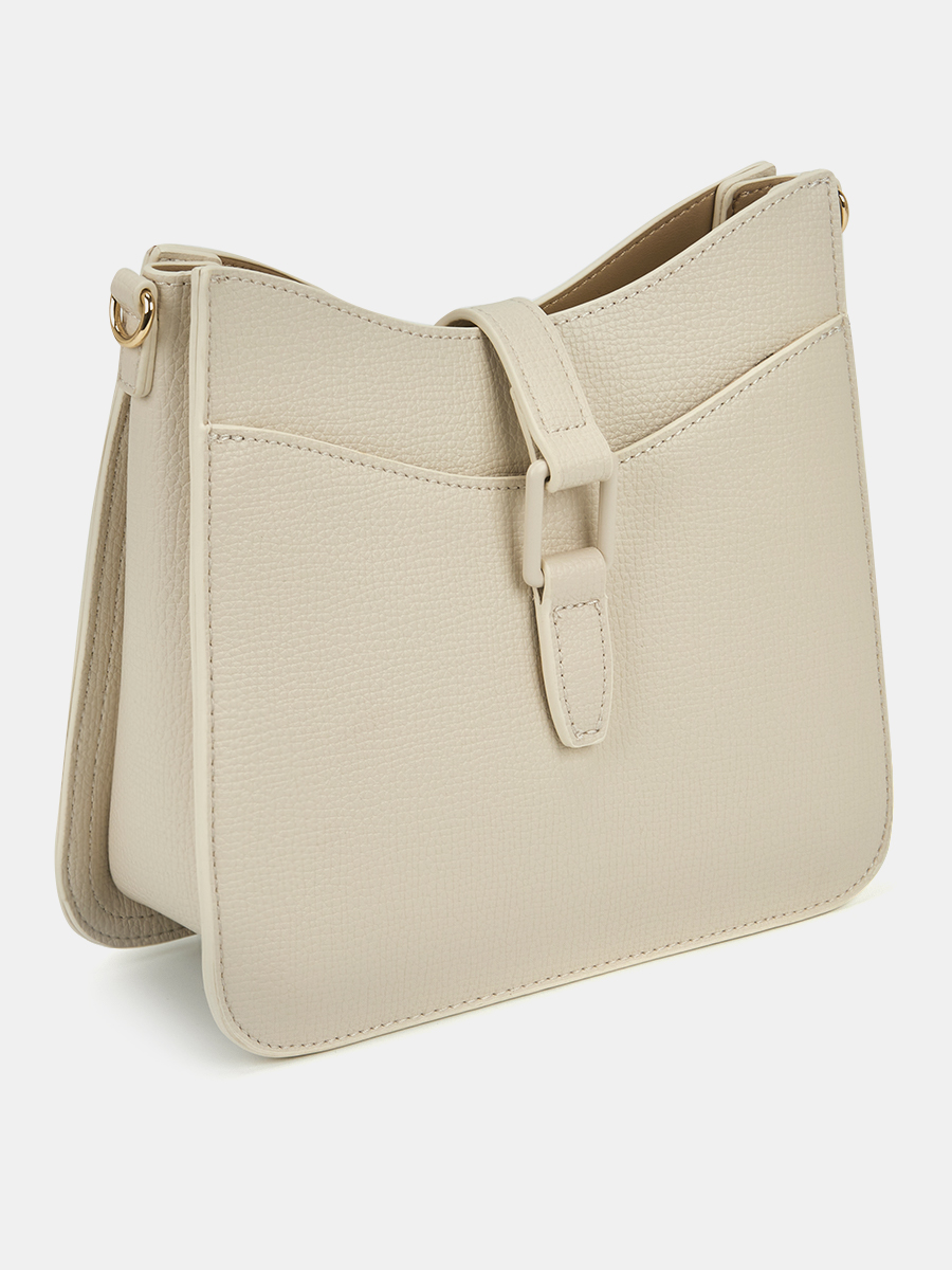 Сумка женская, бежевая, 8*20,5*22,5