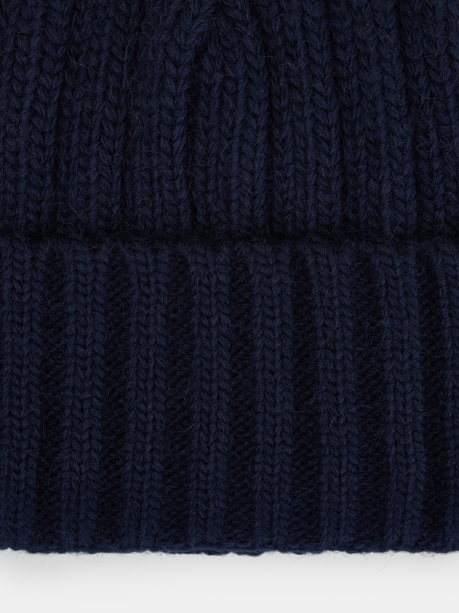 АУГЧ096500 Шапка мужская Ralf Ringer 50% шерсть,50%акрил,синяя