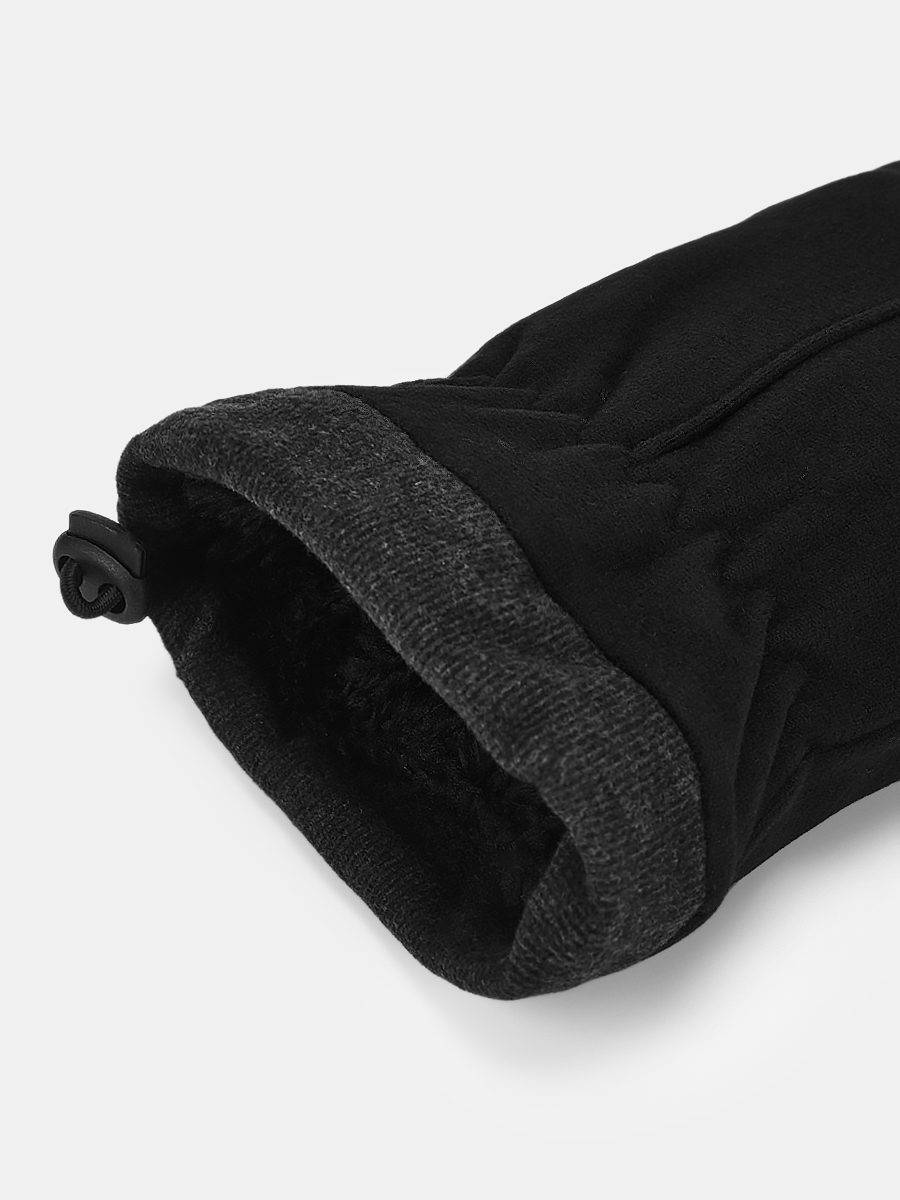 АУГП114400_Н Перчатки мужские Ralf Ringer, 100%полиэстер,один размер,чер