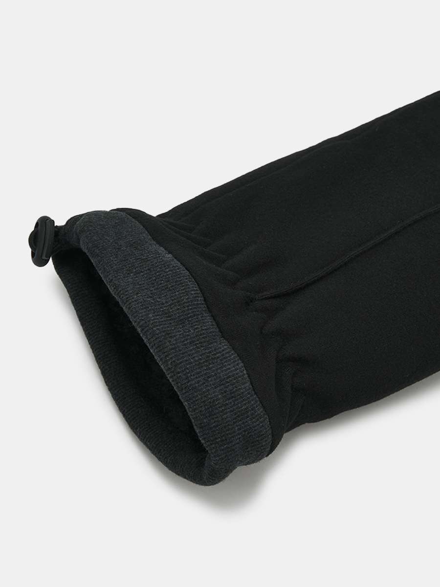 АУГП114400_Н Перчатки мужские Ralf Ringer, 100%полиэстер,один размер,чер