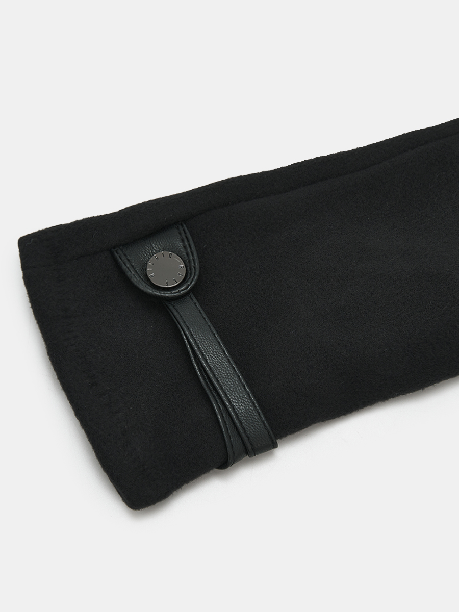 АУГП112600_Н Перчатки женские Ralf Ringer, 100%полиэстер,один размер,черн