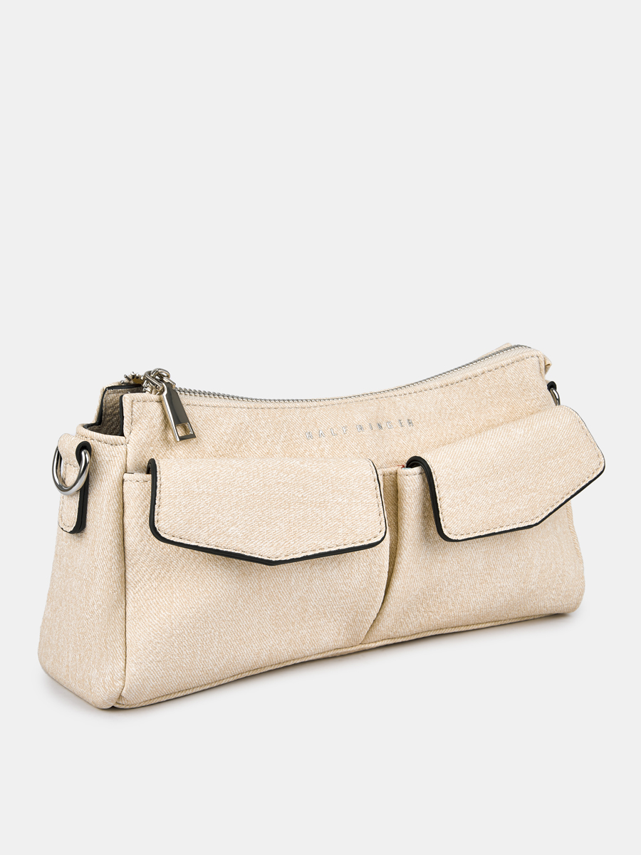 Сумка женская, бежевая, 29*8*16