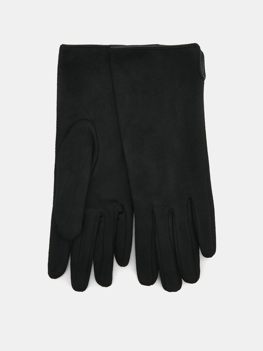 АУГП110900_Н Перчатки жен.Ralf Ringer,90%по лиэстер,10%эласт,1 размер,чер