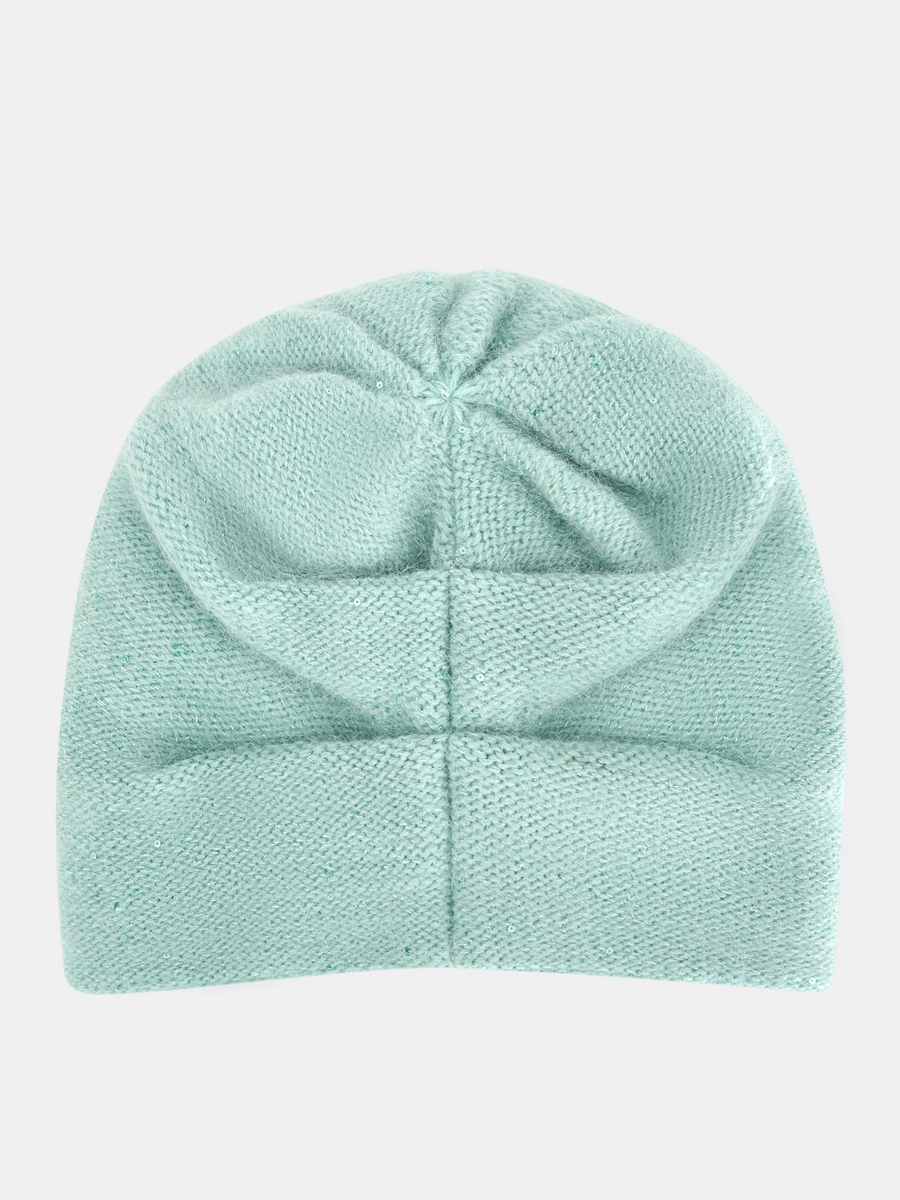 АУГЧ097700_Н Шапка женская Ralf Ringer,60% ангора,40%полиамид,эеленая