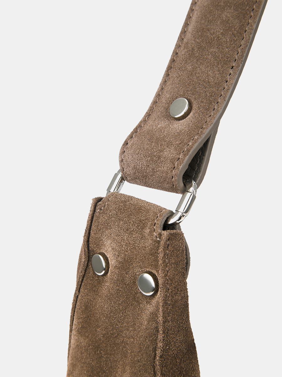 S.86/R.sd.SV.коричневый-RR Сумка женская,натуральный велю р 370*320*140 Серо-коричневая