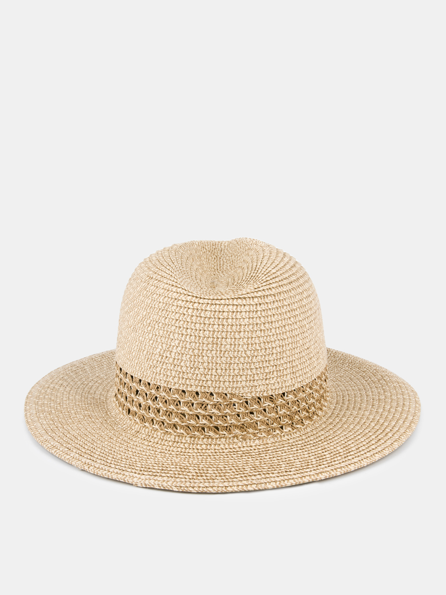 210313P-22117-12_Н Шляпа женская Ralf Ringer, 100%бумага,бежеая