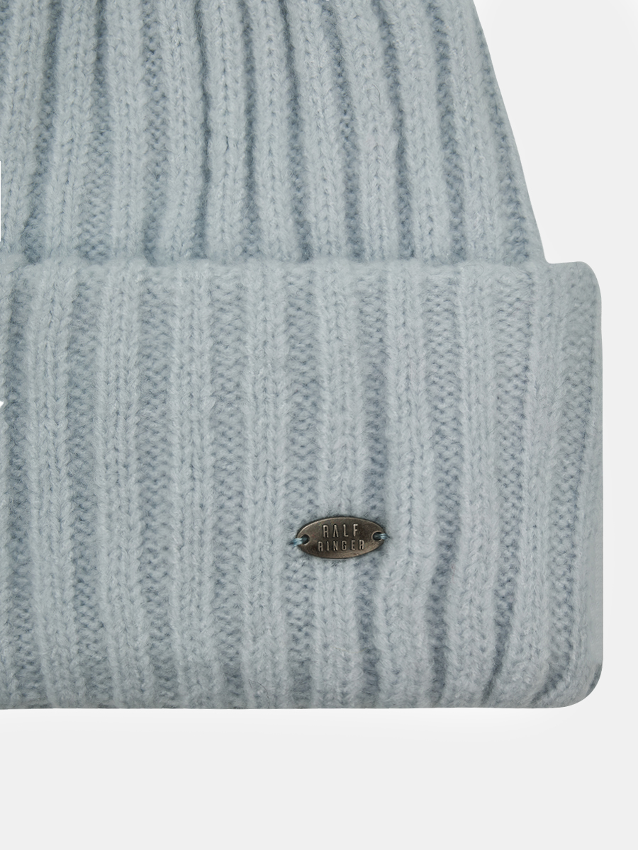 АУГЧ088500_Н Шапка женская Ralf Ringer 50% шерсть,50%акрил,голубая
