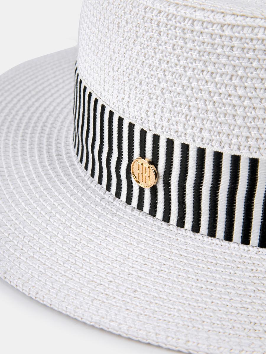 210313P-22039-11_Н Шляпа женская Ralf Ringer, 100%бумага,белая