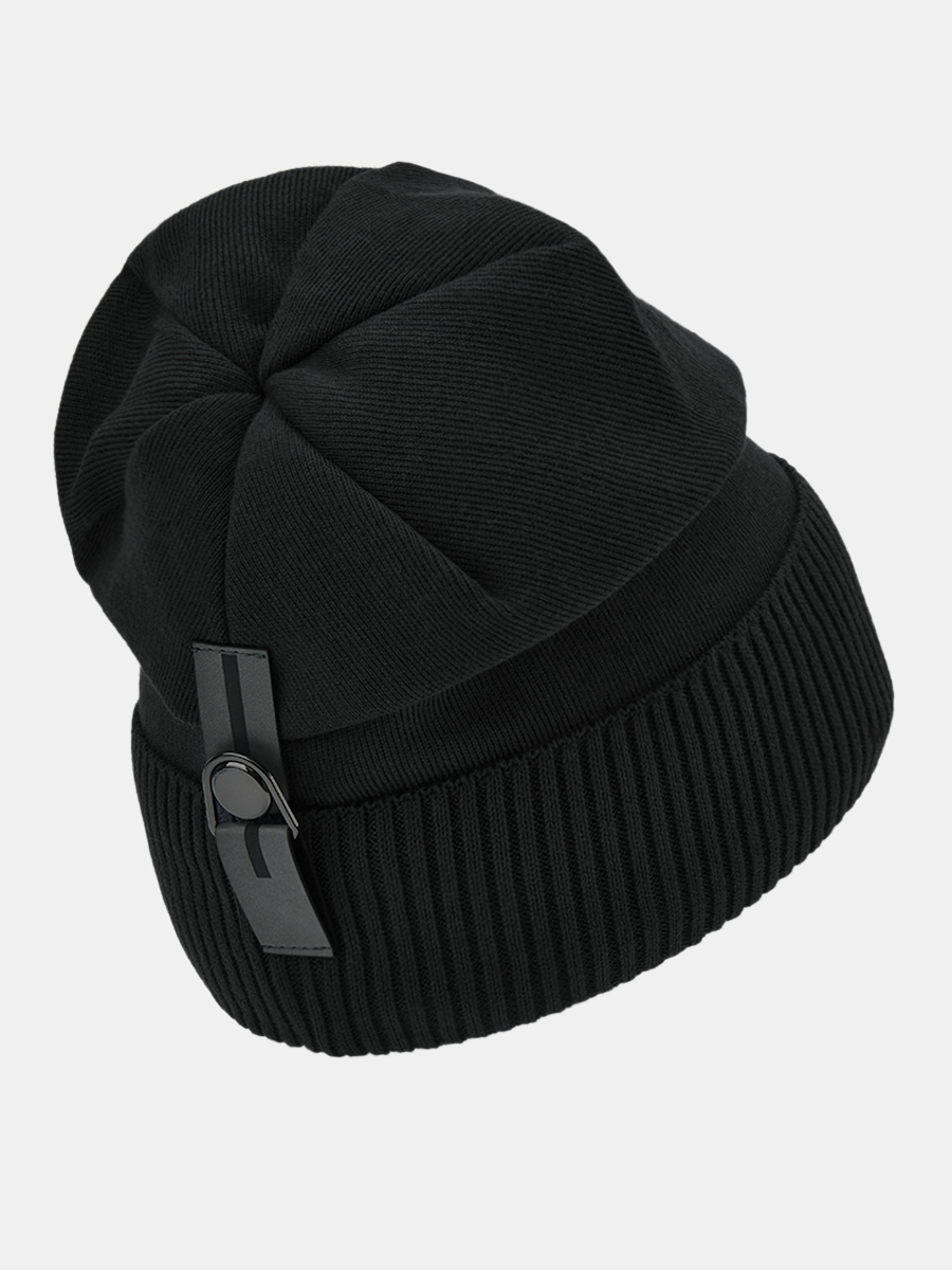 АУГЧ090800 Шапка мужская Ralf Ringer15%ка шемир,50%шерсть,35% вискоз,чер