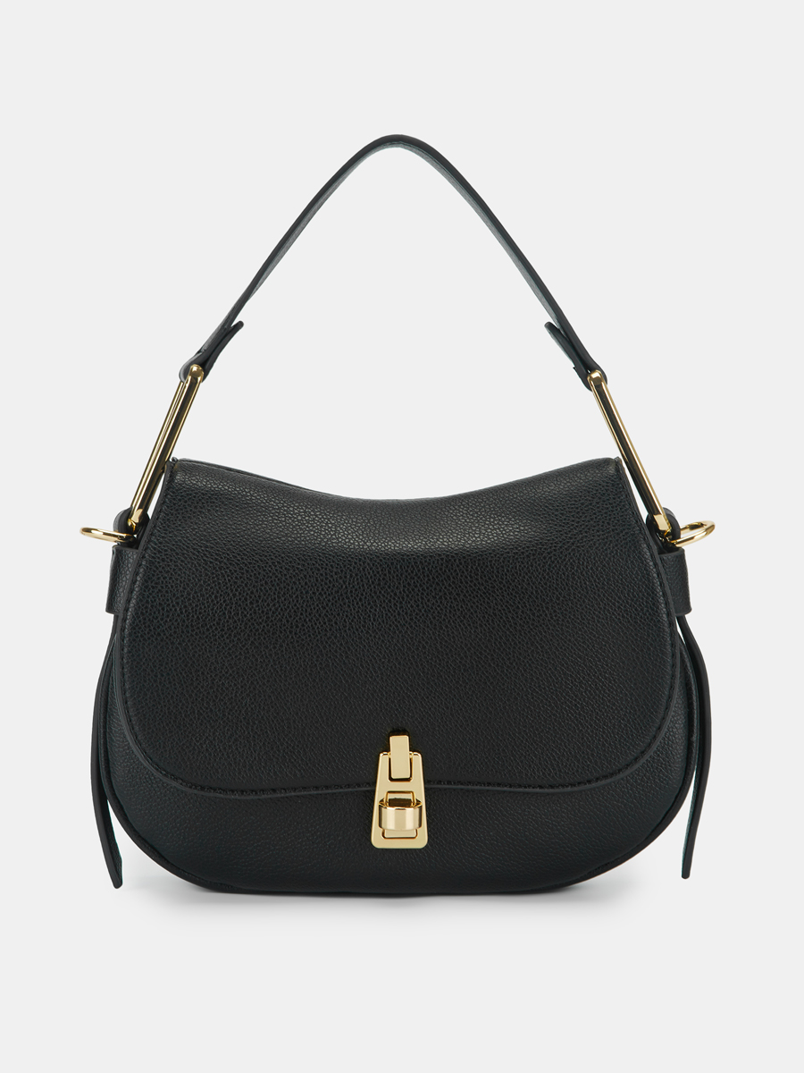 АУГС332600 Сумка женская искуственная ко жа,240х90х180,черная