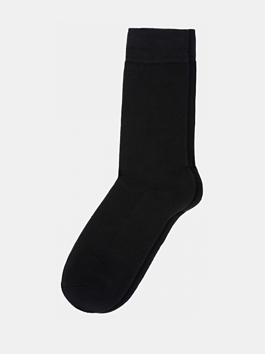 АУОН041100_Н Носки мужские 80%хл.15%п/а 5%эл.махр.след р.25-27черные