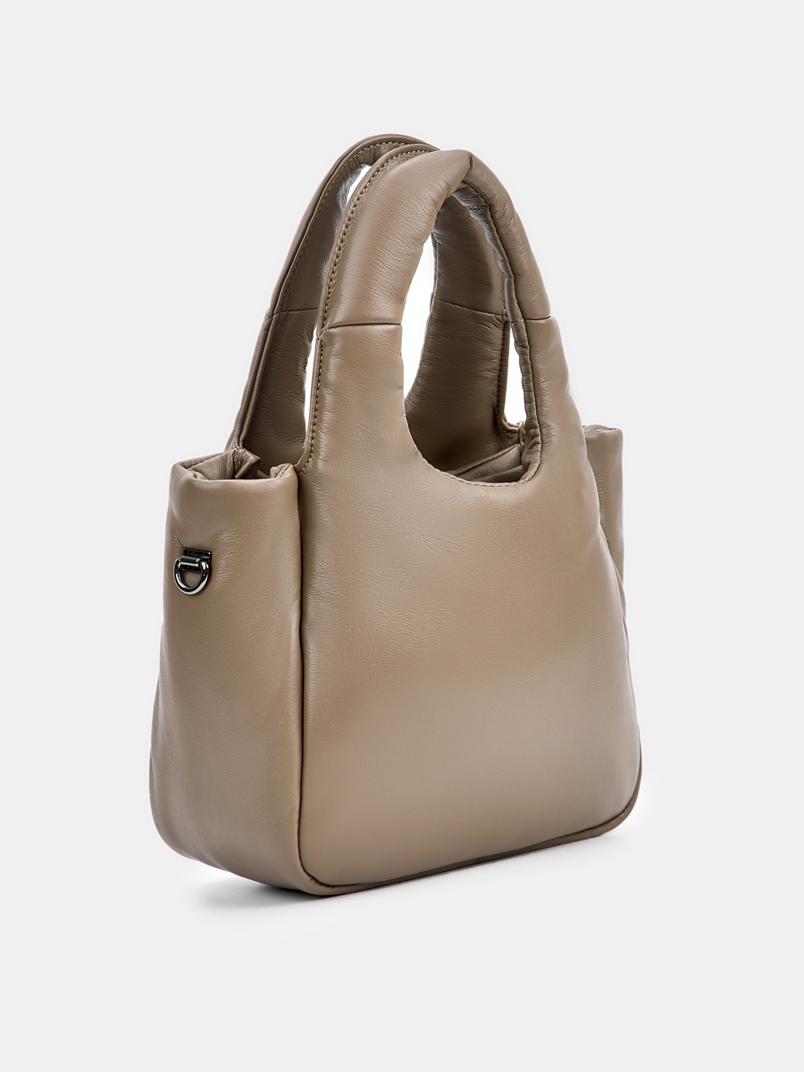 Сумка женская, бежевая, 18*8*16