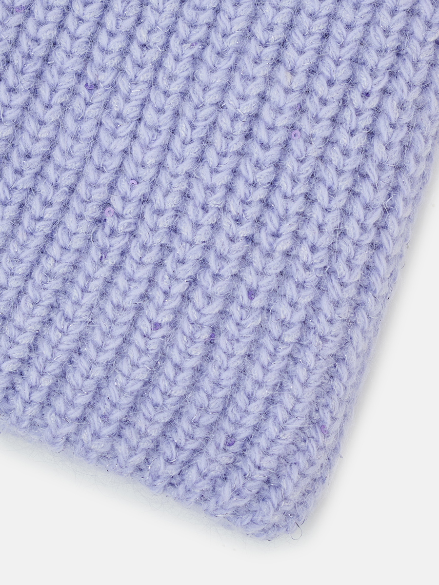 АУГЧ097900_Н Шапка женская Ralf Ringer, 60% ангора,40%полиамид,сиреневая