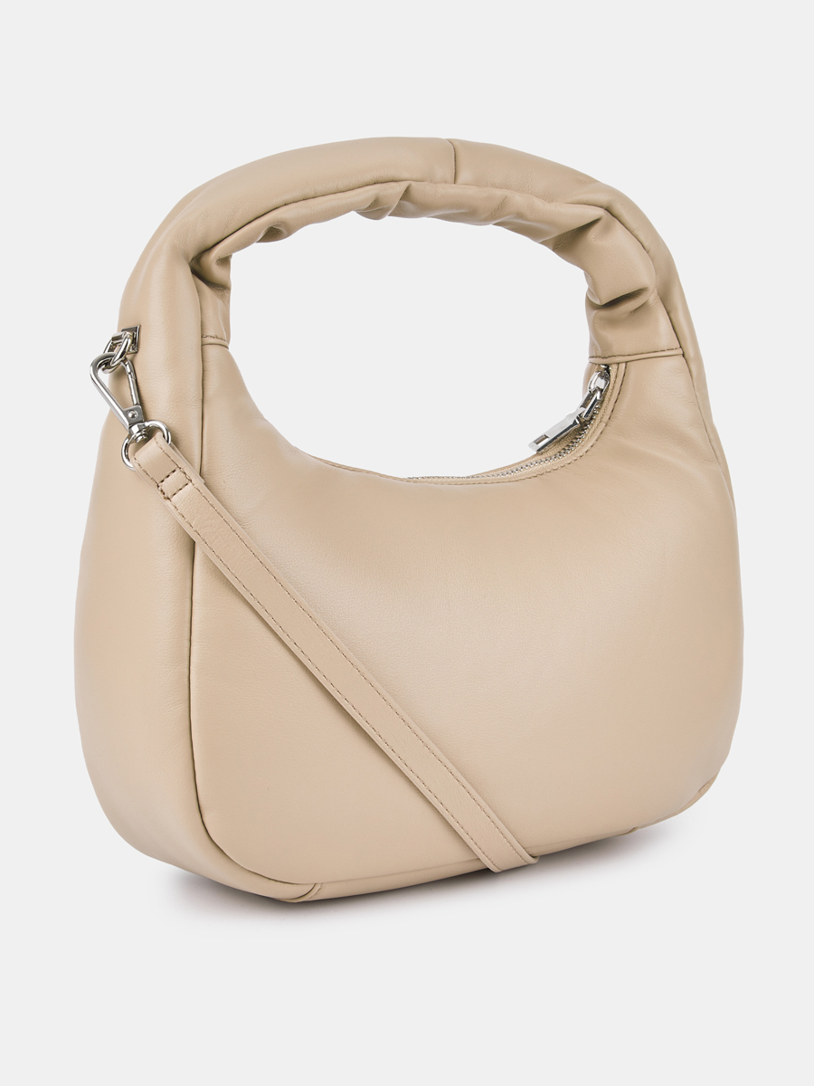 Сумка женская, бежевая, 26x9x16