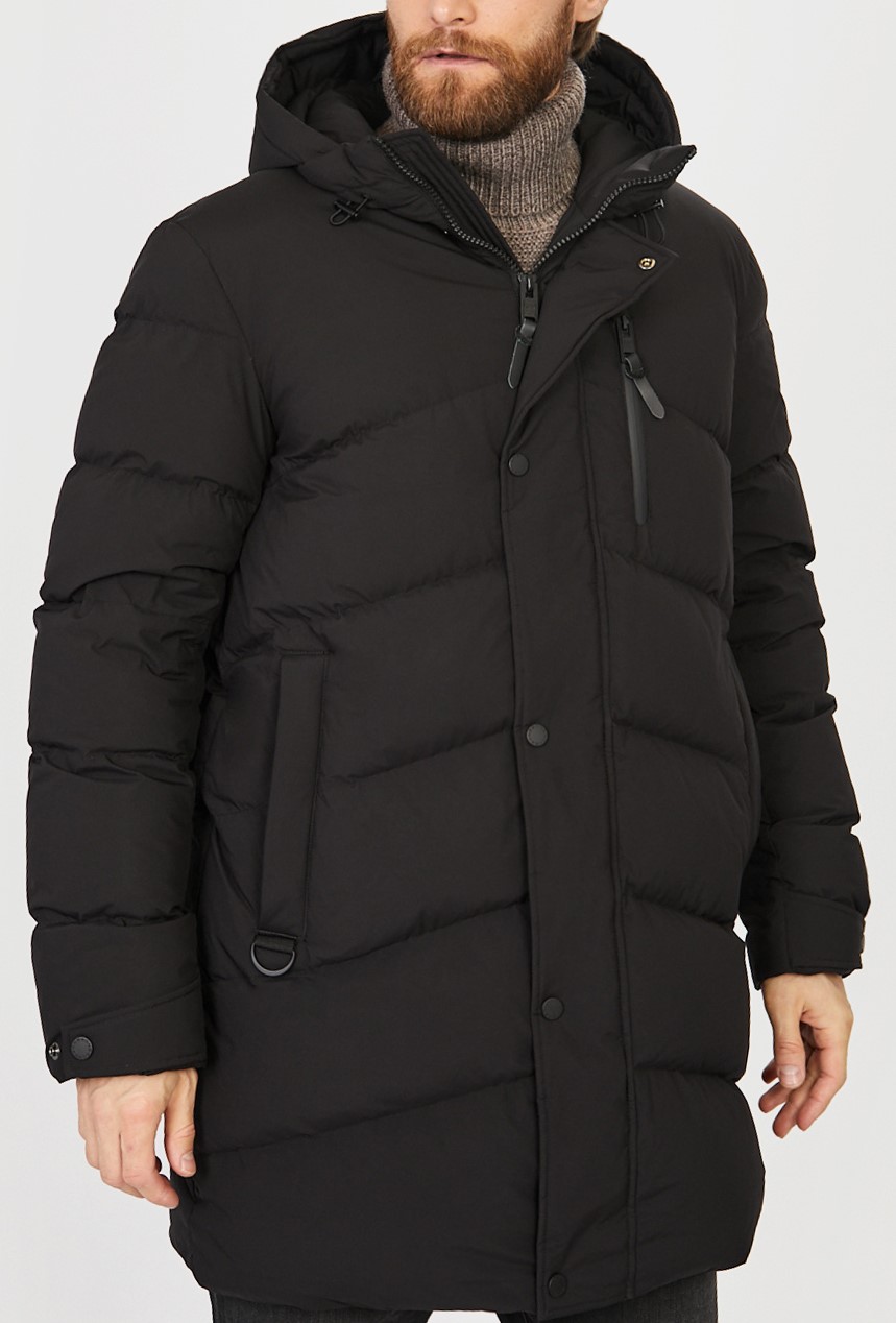 B501518-3XL Пуховик мужской ,BAON, р.3XL (56),черный