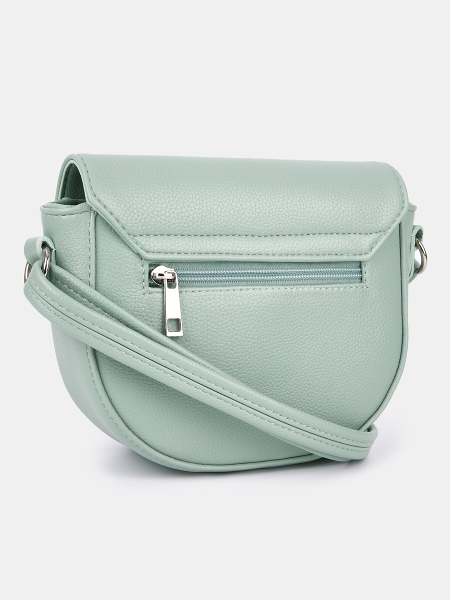 Сумка женская, мятная, 21x6x15