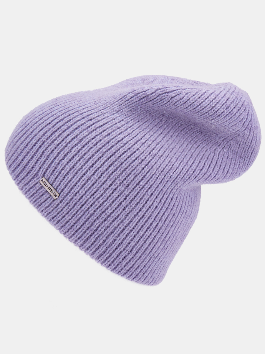 110323P-18455-22 Шапка женская,50%акрил,30%виск оза,20%ангора,сиреневая