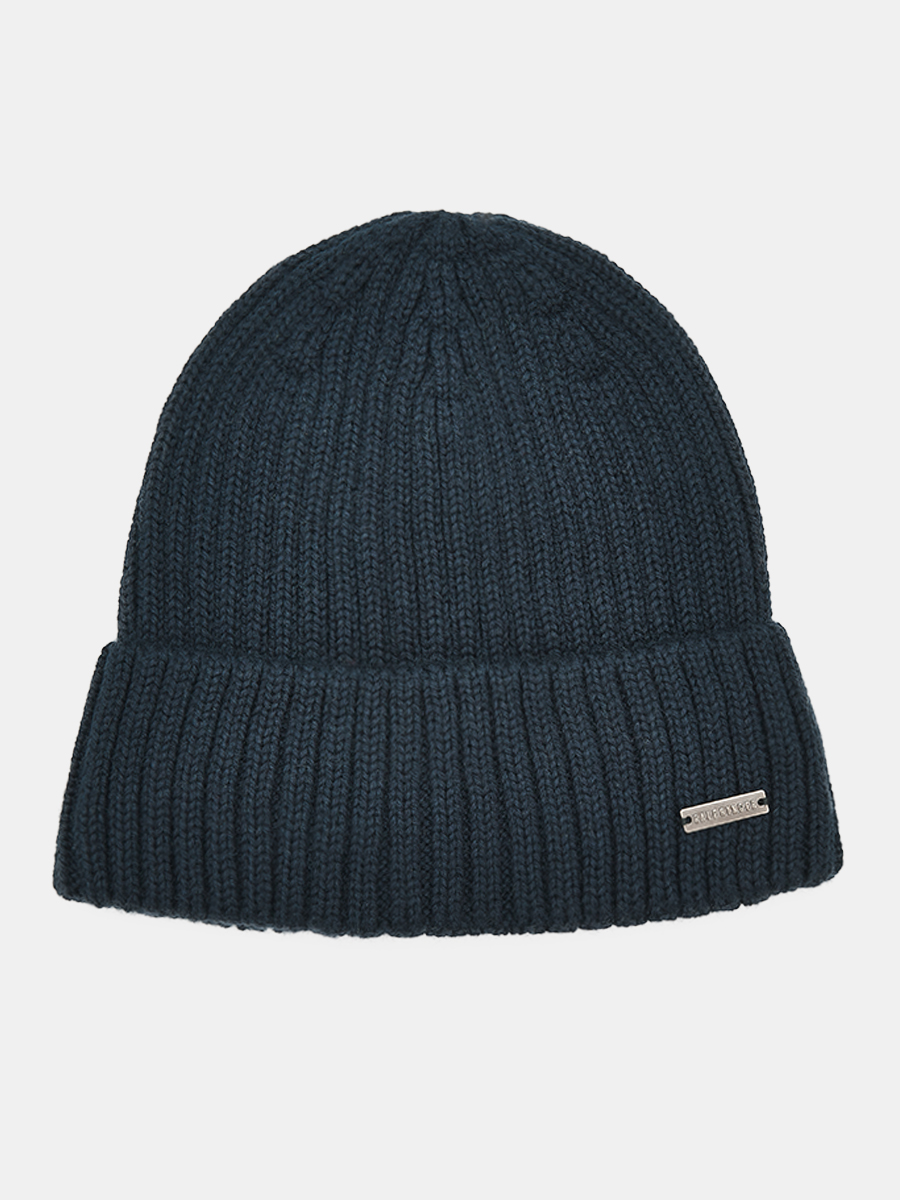 АУГЧ093700_Н Шапка мужская  Ralf Ringer 70%акрил,30%шерсть,синяя