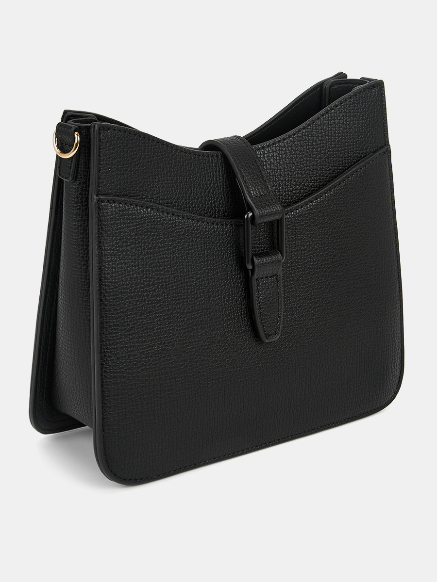 Сумка женская, черная, 8*20,5*22,5