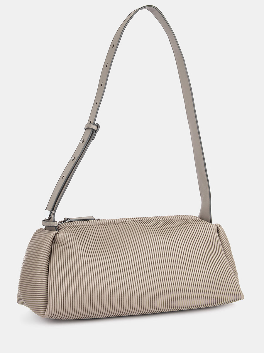 R27528/19 Сумка женская, искуственная ко жа,100x320x200,серая